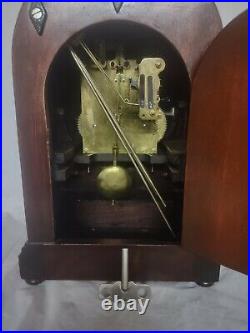 Antique Vintage Wurttemberg Parlor Mantle Clock with Westminster Chime Works