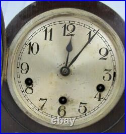 Antique WESTMINSTER CHIMES clock German KIENZLE Mantle key Original Condition
