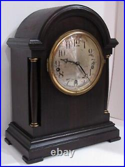 Antique Waterbury Chime Clock No. 500 1/4 Hour Westminster Chime Bracket Clock