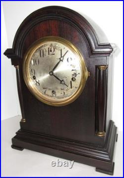 Antique Waterbury Chime Clock No. 500 Quarter Hour Westminster Chime Clock
