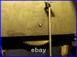 Antique Waterbury Chime Clock No. 500 Quarter Hour Westminster Chime Clock Antique Waterbury Chime Clock No. 500 Quarter Hour Westminster Chime Clock