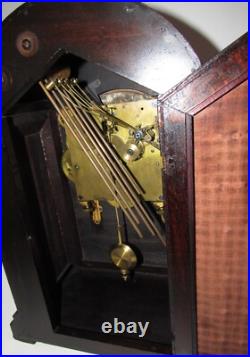 Antique Waterbury Chime Clock No. 500 Quarter Hour Westminster Chime Clock