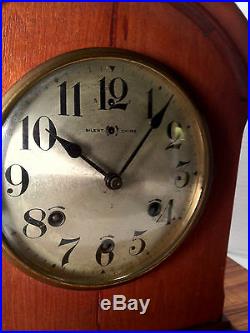 Antique Waterbury Clock, Model #903 1913 Westminster Chimes Runs and Strikes