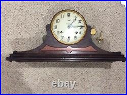 Antique Waterbury Westminster Tambor Chime Mantle. Top Of The Line. Needsservice
