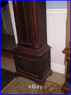 Antique-Westminster Chime-5 Tube-Mahogany-Grandfather Clock-Ca. 1900