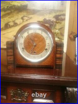 Antique Westminster Chime clock in good condition. Working