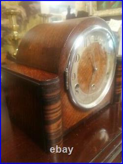 Antique Westminster Chime clock in good condition. Working