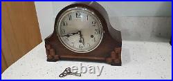 Antique Westminster chiming mantle clock in full working order