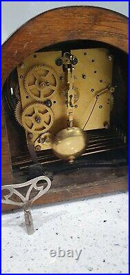 Antique Westminster chiming mantle clock in full working order