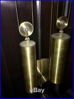 Antique Winterhalder & Hofmeier Grandfather Tall Floor Clock Westminster chimes