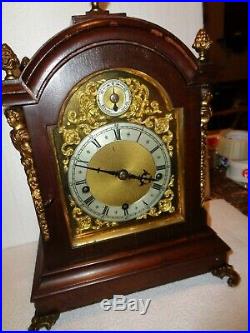 Antique-Winterhalder and Hoffmeier-Bracket Clock-Westminster Chime-Ca. 1890-#T368