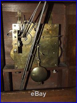Antique Working 1921 German Victorian Kienzle Westminster Chime Bracket Clock