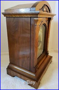 Antique Working JUNGHANS Westminster Chime German Bracket Mantel Shelf Clock A11