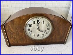 Antique clock new haven Westminster chime working