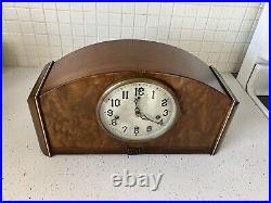 Antique clock new haven Westminster chime working