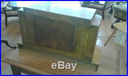 Art-Deco Antique Mantle Clock-Large, Westminster Chime Lovely Patina. Pics