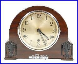 Art Deco British Kenilworth Westminster Chiming Mantle Clock
