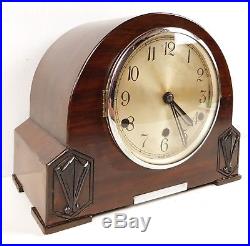 Art Deco British Kenilworth Westminster Chiming Mantle Clock