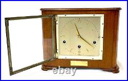 Art Deco Elliott London Musical Westminster and Whittington 3 Train Mantel Clock
