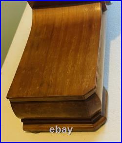 Art Deco Junghans Westminster Chime Tambour Mantel Clock Serviced with Key