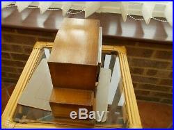 Art Deco Smiths Of Enfield Walnut Clock With Westminster Chime