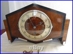 Art Deco Westminster Chime Mantel Clock Good working order