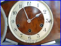 Art Deco Westminster Chime Mantel Clock Good working order