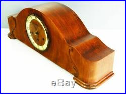 Art Deco Westminster Chiming Mantel Clock From Girod France