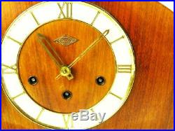 Art Deco Westminster Chiming Mantel Clock From Girod France