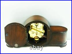 Art Deco Westminster Chiming Mantel Clock Junghans Meister Masterpiece Germany