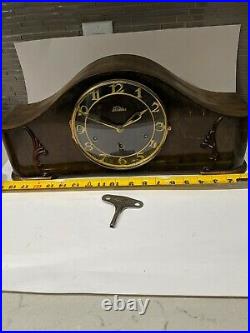 Art Deco Westminster Chiming Mantel Clock Lauffer Germany