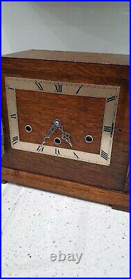 Art Deco Westminster / Whittington Dual Chiming Mantle Clock (working)