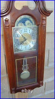 Authen Howard Miller Fenwick 620-158 Cherry Fenwick Wall Clock Westminster CHIME