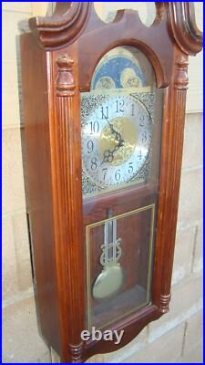 Authen Howard Miller Fenwick 620-158 Cherry Fenwick Wall Clock Westminster CHIME