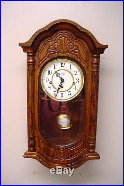 Awesome Carved Sligh Westminster Chime Key Wind Clock