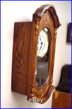 Awesome Carved Sligh Westminster Chime Key Wind Clock