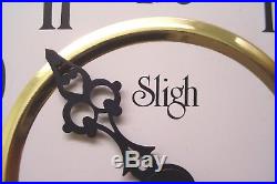 Awesome Carved Sligh Westminster Chime Key Wind Clock