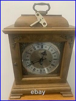 Awesome Vintage Hamilton Chiming Mantle Clock Made in WithGermany 2 Jewels 340-020