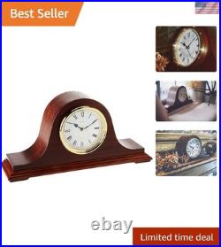 B1929 Annette I Chiming Mantel Clock Classic Mahogany with Westminster Chime