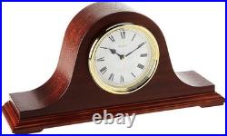 B1929 Annette I Chiming Mantel Clock Classic Mahogany with Westminster Chime