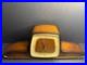 BADUF German Westminster Chime Mantel Clock 1950s Mid Century Walnut Working