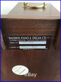 BALDWIN 8 Day Westminster Chime With Wood Inlays