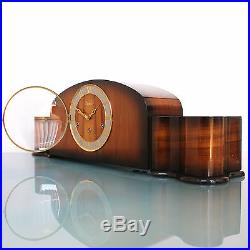 BASSCLOCK German GLOSSY! Mantel TOP! Clock WHITTINGTON Chime WESTMINSTER Vintage