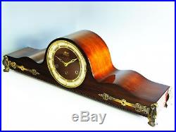 Beautiful Art Deco Bariton Westminster Bbelcanto Hermle Chiming Mantel Clock