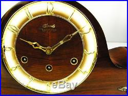 Beautiful Art Deco Bariton Westminster Bbelcanto Hermle Chiming Mantel Clock