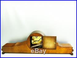 Beautiful Art Deco Belcanto Westminster Chiming Mantel Clock With Pendulum