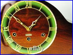 Beautiful Art Deco Superancre Westminster Chiming Mantel Clock