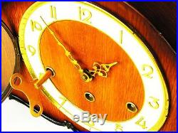 Beautiful Art Deco Westminster Chiming Mantel Clock With Echapment