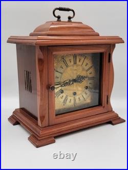 BEAUTIFUL ESKA WIND UP ESKA SHELF MANTEL CLOCK BRAZIL WESTMINSTER CHIMES. As-is