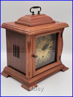 BEAUTIFUL ESKA WIND UP ESKA SHELF MANTEL CLOCK BRAZIL WESTMINSTER CHIMES. As-is